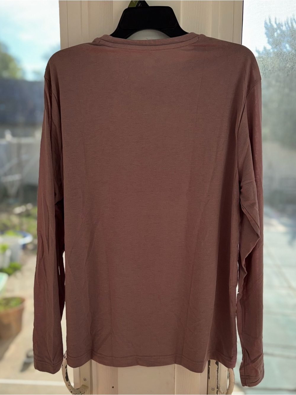 Athletic Works Men’s Long Sleeve Moisture Wicking Tri-Blend Tee L Lavender New - Picture 7 of 12